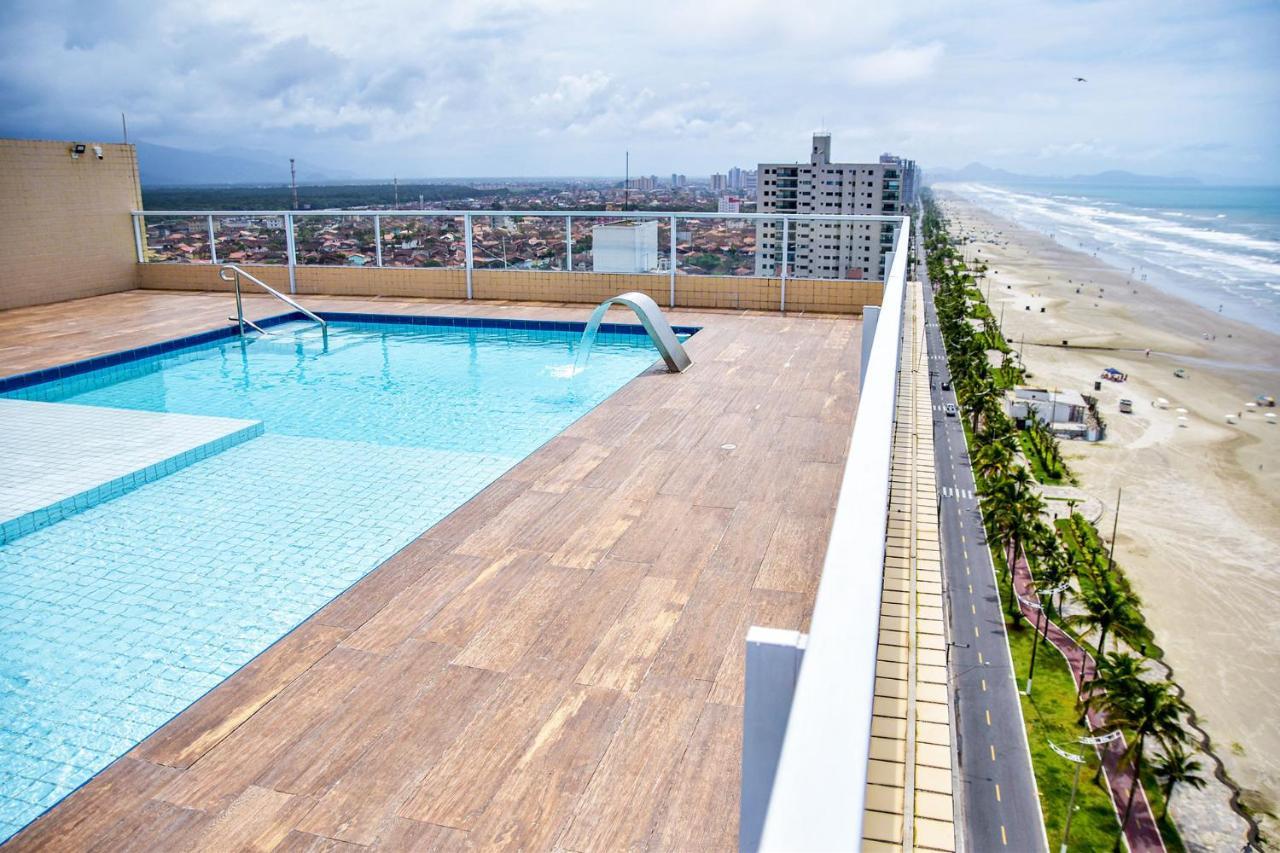 Apto C Wi-Fi A Beira-Mar Na Praia Jardim Real Sp Praia Grande (Santos) Exterior photo