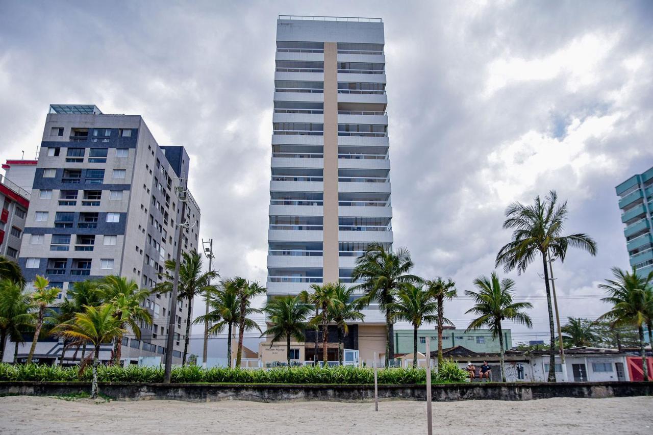 Apto C Wi-Fi A Beira-Mar Na Praia Jardim Real Sp Praia Grande (Santos) Exterior photo